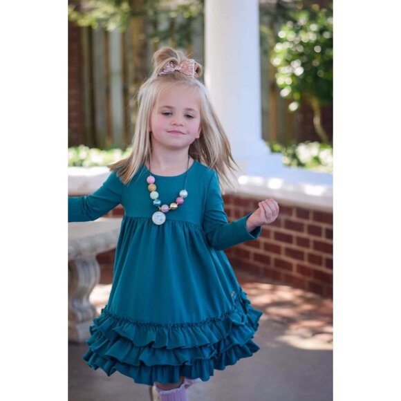 Matilda Jane County Fair Dress Infant Girls Size 18-24 months Pinecone Berry Blo - Picture 14 of 15